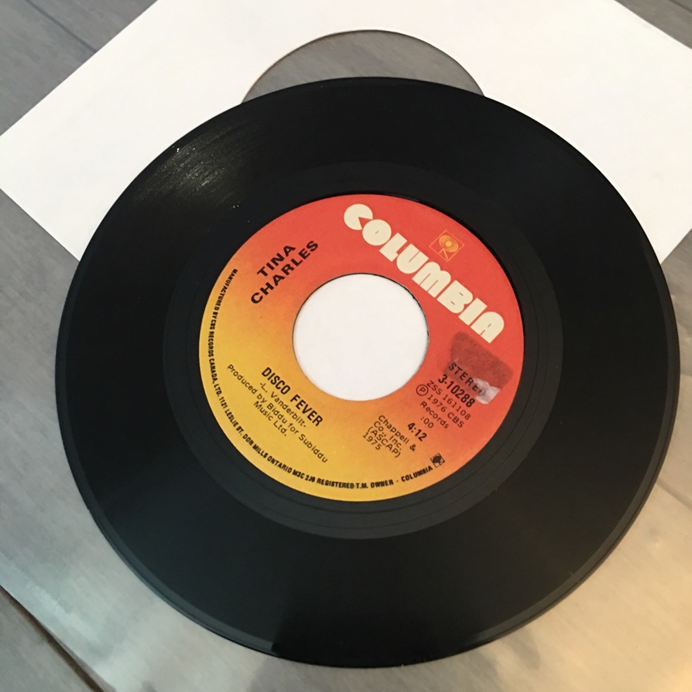 TINA CHARLES 7” - DISCO FEVER/I LOVE 2 LOVE original pressing- Good condition-